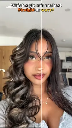 Wavy hair filter 