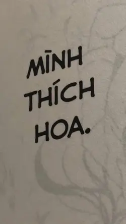 Mình thích hoa