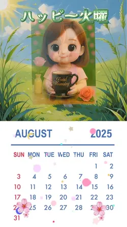 8月もう終わり