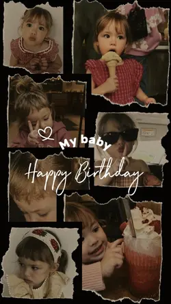 My baby birthday