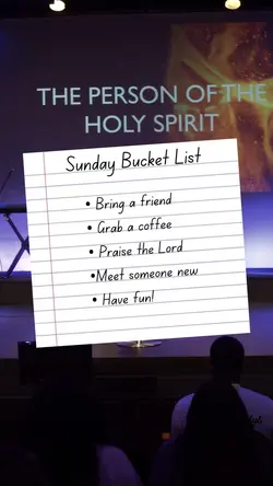 Sunday  bucket list 