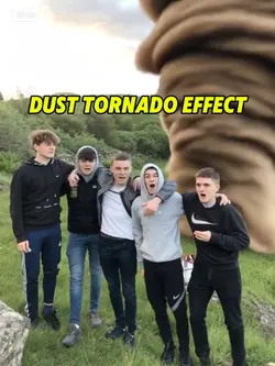 Dust tornado effect