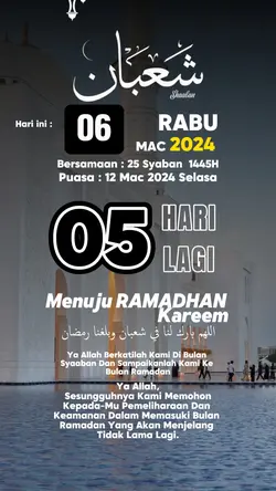5H lagi ramadhan