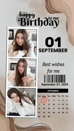 1 SEPTEMBER BIRTHDAY