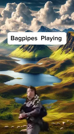 Bagpipes in the park