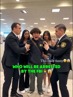 Arrested by the FBI