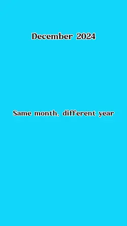 different year 