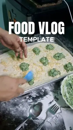 Food vlog template