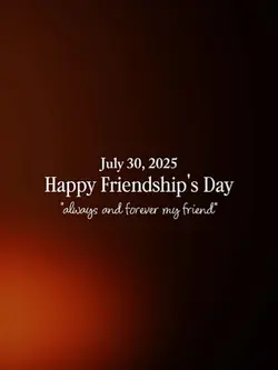 happy Friendship day