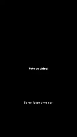 Se eu fosse uma cor