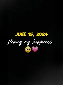 flexing my happiness