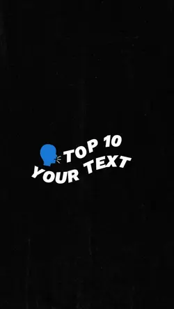 TOP 10 YOUR TEXT