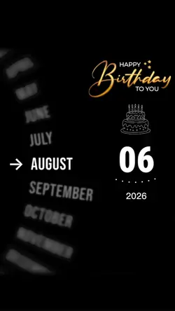 hbd 06 august 2026