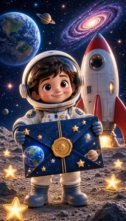 Convite Astronauta 