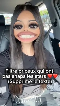Filtre snap CapCut