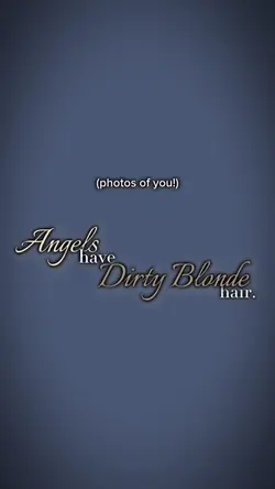 angels dirty blonde