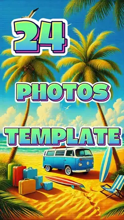 24 Photo Template 