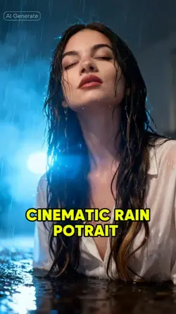 rain cinematic shoot