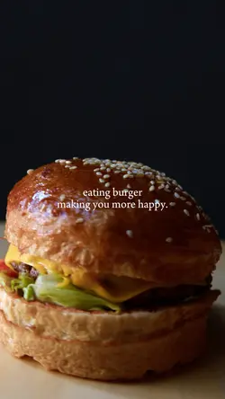 eating burger