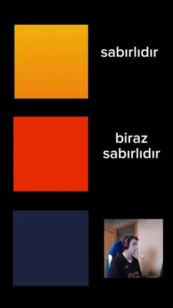 sabırlıdır 
