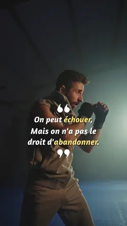 On peut échouer 
