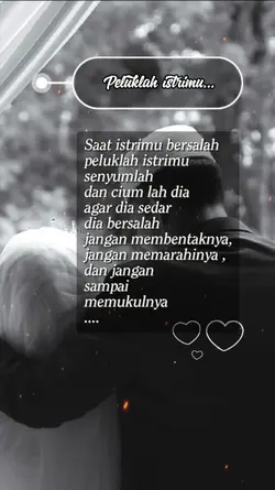 Peluklah istrimu 