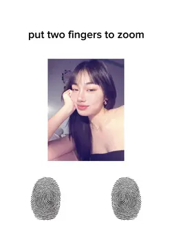 put two fingers