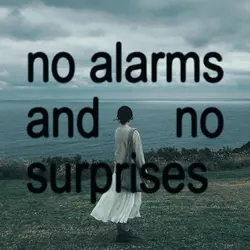 no surprises
