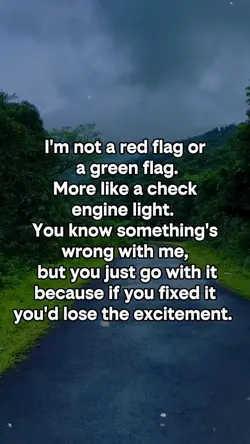 I'm not a red flag o
