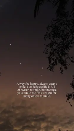 Always be happy