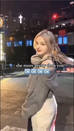 🗣: she more pretty