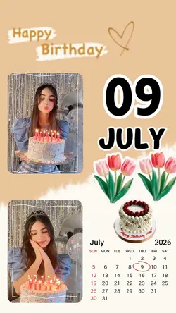 happy birthday 9July