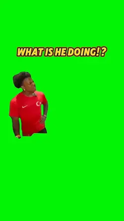 What is he doing