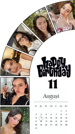 HBD 11 AUGUST 