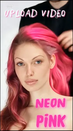 NEON PINK HAIR NEW