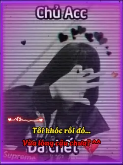 Tôi khóc rồi đó...
