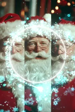 Santa looks
