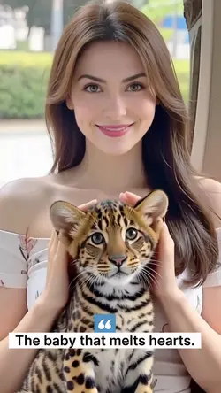 Leopard baby Cub AI