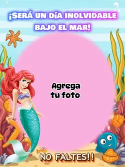 Invitación Sirenita 