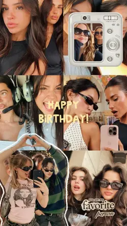 birthday collage