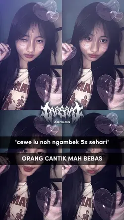 cewe lu noh ngambek