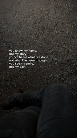 you don't know me 