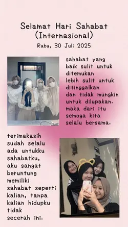 selamat hari sahabat