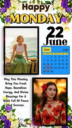 Monday 22 june 2026