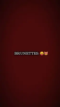 blondes & brunettes 