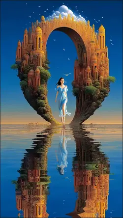 Water reflection