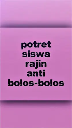 Siswa anti bolos 