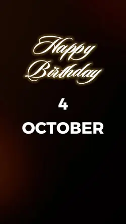 HBD 4 OCTOBER