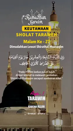Tarawih malam ke-27