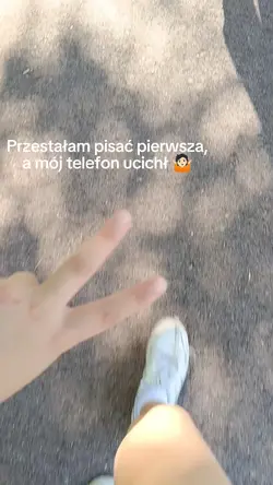 Przestałam.